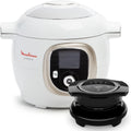Moulinex Cookeo+ avec Extra Crisp, Multicuiseur, Air fryer, 10modes de cuisson, Cuisson sous pression, Recettes faciles pas à pas, CE85XCF0, Blanc(Blanc/Noir)