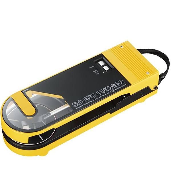 Audio-Technica AT-SB727-BK Sound Burger Bluetooth Turntab(Jaune/Noir)