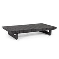 Table basse Infinity, structure en aluminium, pour extérieur et jardin, 126 x 73,5 cm(Anthracite)