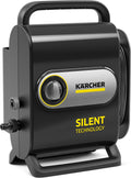 Kärcher Nettoyeur haute pression K Silent Anniversary Edition, pression max. 130 bar, débit max. 420 l/h, extrêmement silencieux, avec eco!Booster pour un nettoyage efficace, noir(Noir/Argent/Jaune)