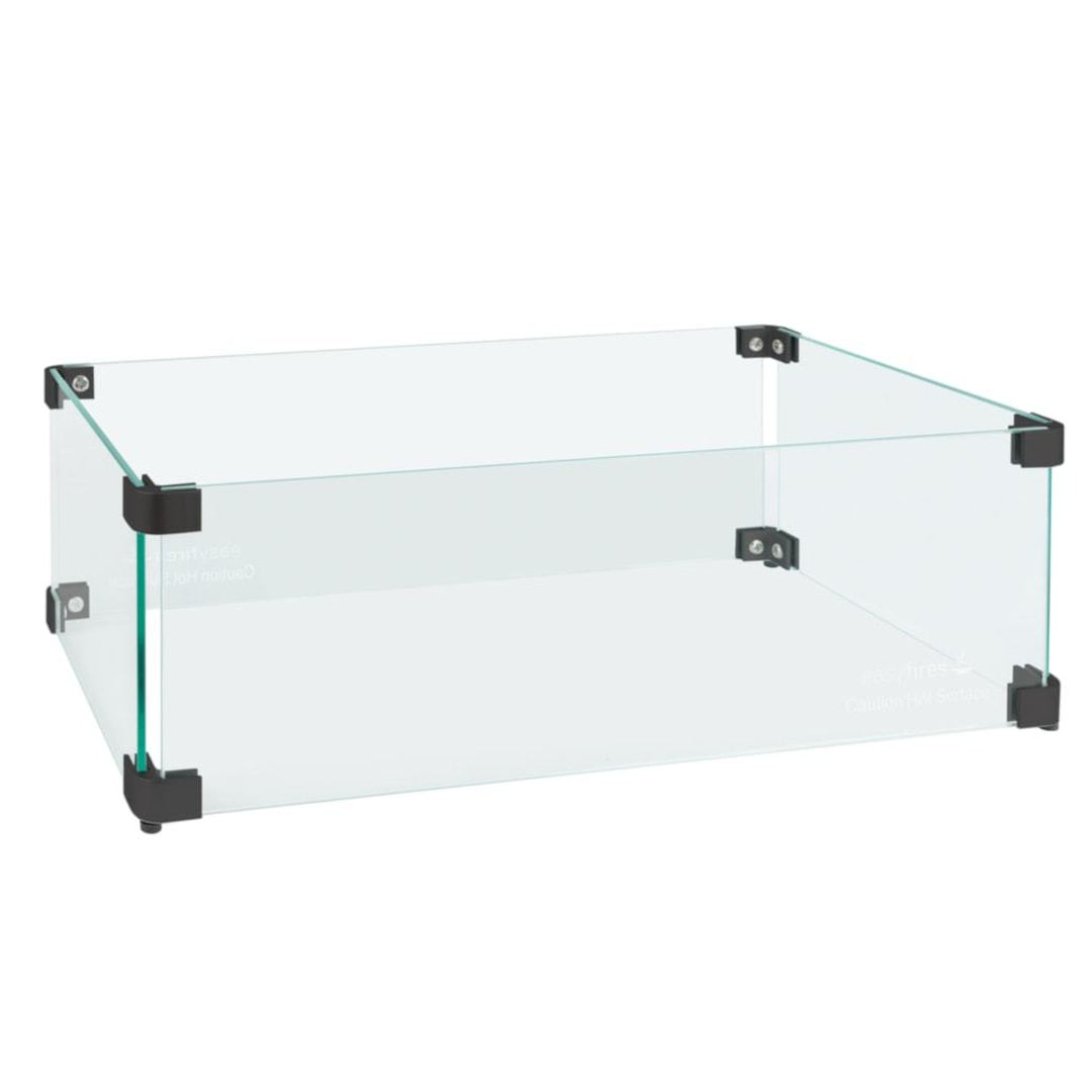Easyfires Glasombouw 55 x 30 cm Zwart