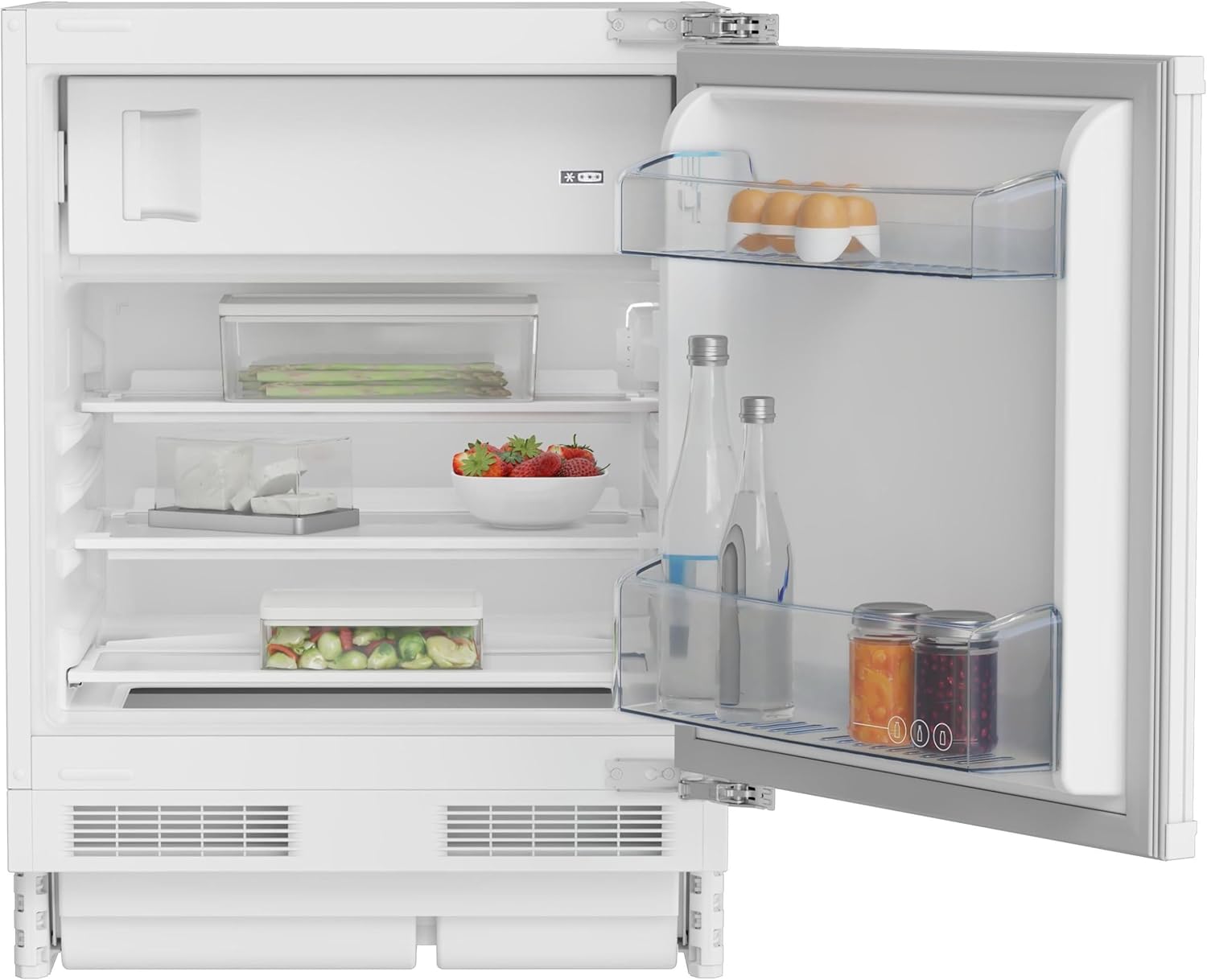 Beko Table top encastrable BU1154HCN, 107 litres, 4 ****, Pantographe(Blanc)