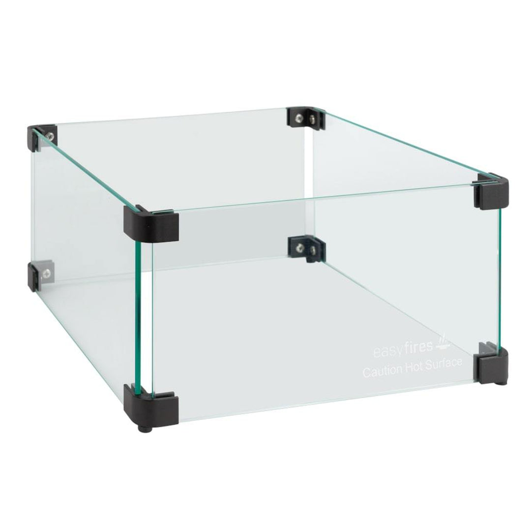 Easyfires Glasombouw 43 x 43 cm Zwart
