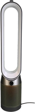 Dyson TP09 Purifier Cool Formaldéhyde 2 en 1 Blanc/doré Ventilateur  purificateur d'air silencieux Convient pour chambre à coucher, chambre à coucher, poussière avec lingettes d'entretien JUNG(Blanc/Doré)