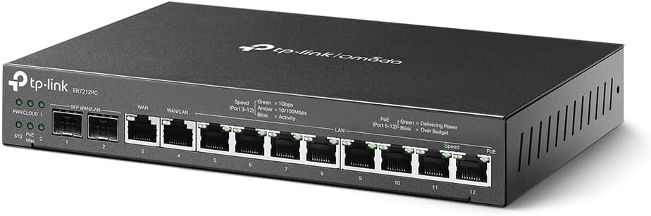 TP-LINK Omada Wi-Fi Gigabit VPN Router, dual band(Black)