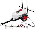 Pulvérisateur quadruple 60 L avec rampe de remorquage Maxblast 12 V, buses de pulvérisation et accessoires, engrais, pesticides, agriculture