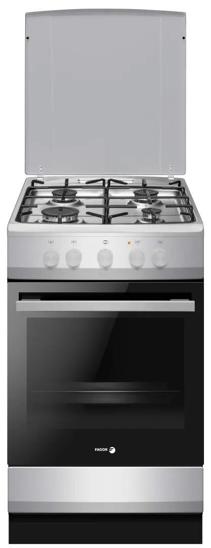 Cuisinière tout gaz FAGOR FACG202S(Argent/Noir)