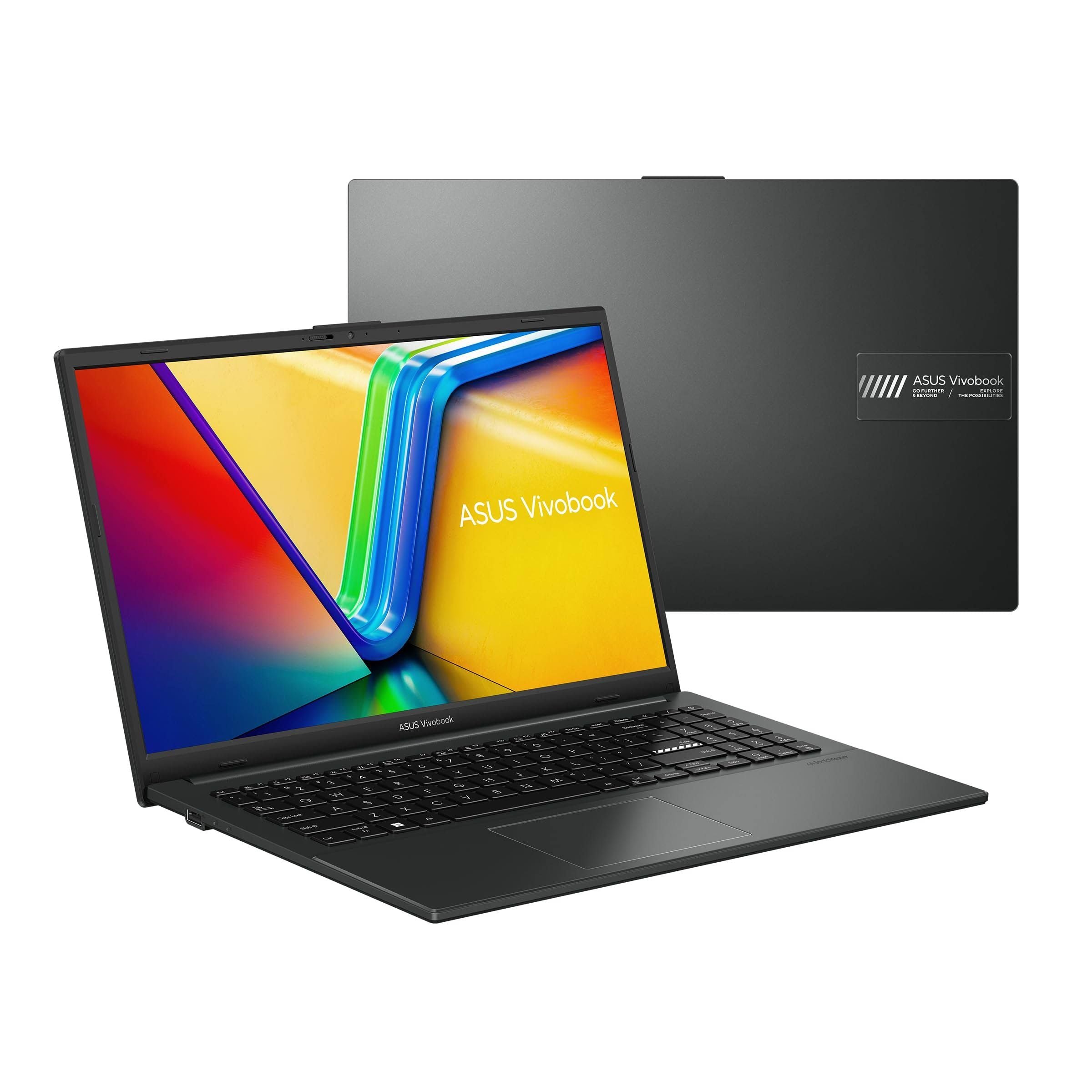 Asus Vivobook Go 15 E1504TA-BQ200WS 15.6 pouces FHD PC Portable (processeur Intel N100 3.4 GHz, 4Go DDR4, 128G UFS 2.1, Intel UHD Graphics, Windows 11(Noir)
