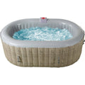 Ovaler Whirlpool aus PVC Paris(Gris/Beige)