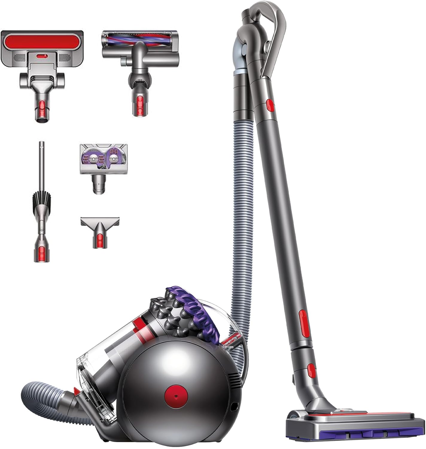 Dyson Big Ball Aspirateur traîneau Parquet 2 – Embout spécial pour sols en parquet(Violet)