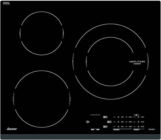 Sauter - SPI4360B - Table de cuisson à induction - Station de cuisson intégrée - Noir