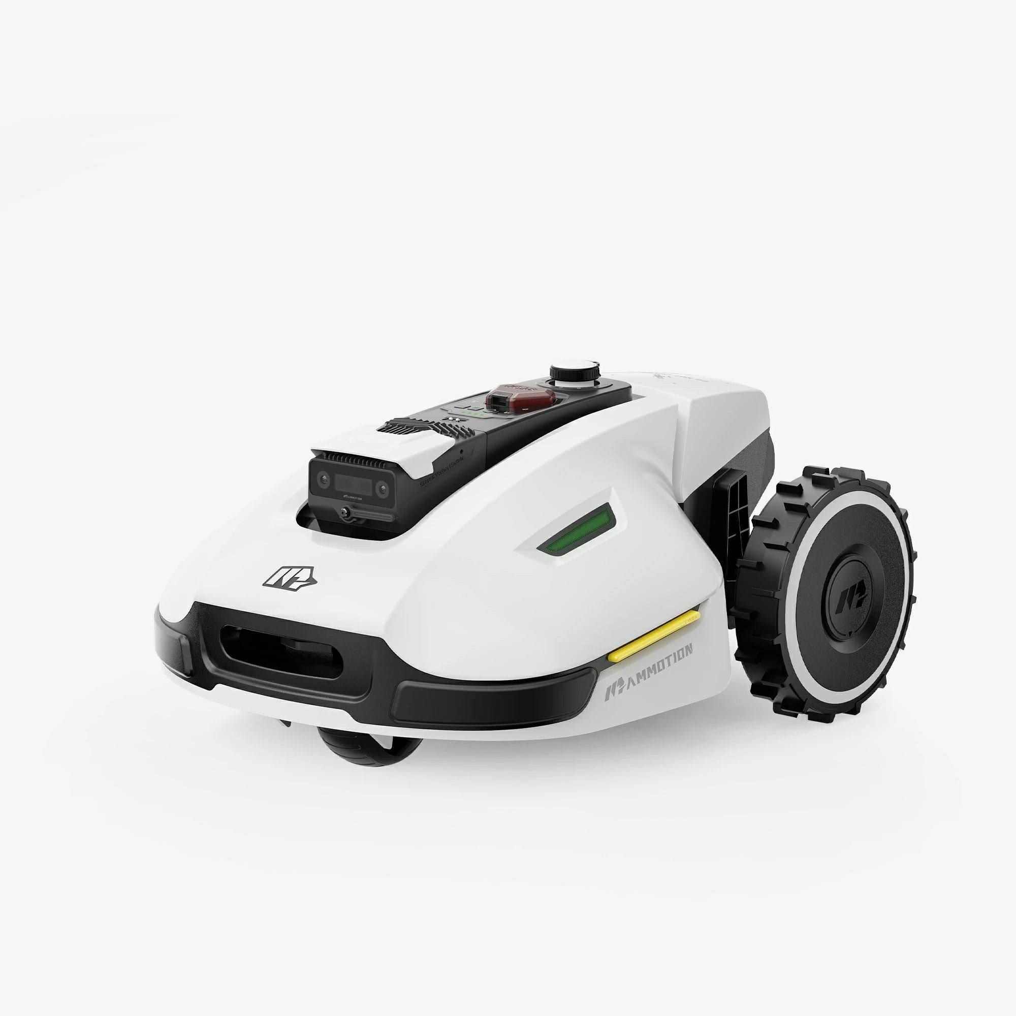 Quick Setup in 18 Minutes with No Perimeter Wire with Mammotion Luba 2 AWD 10000 Perimeter Wire Free Robot Lawn Mower(Blanc/Noir)